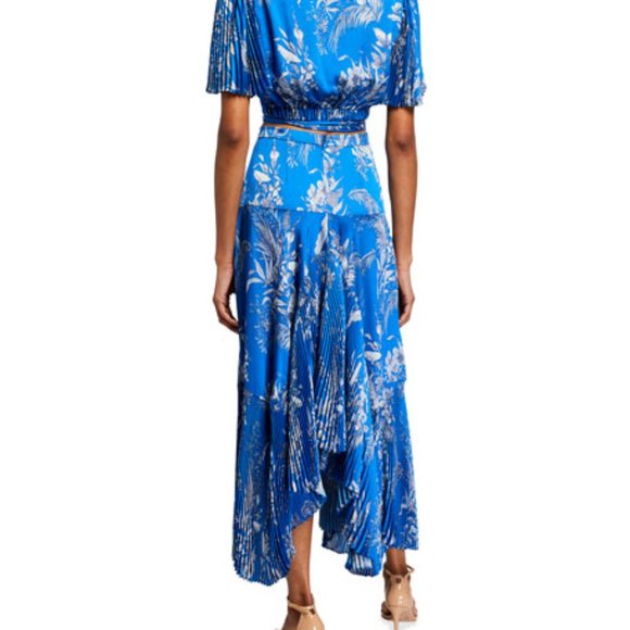 Alexis Women's set in Blue Palm NWT - Picture 2 of 3